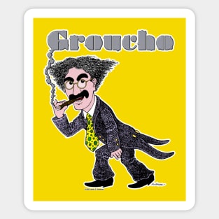 Smokin' Groucho Sticker